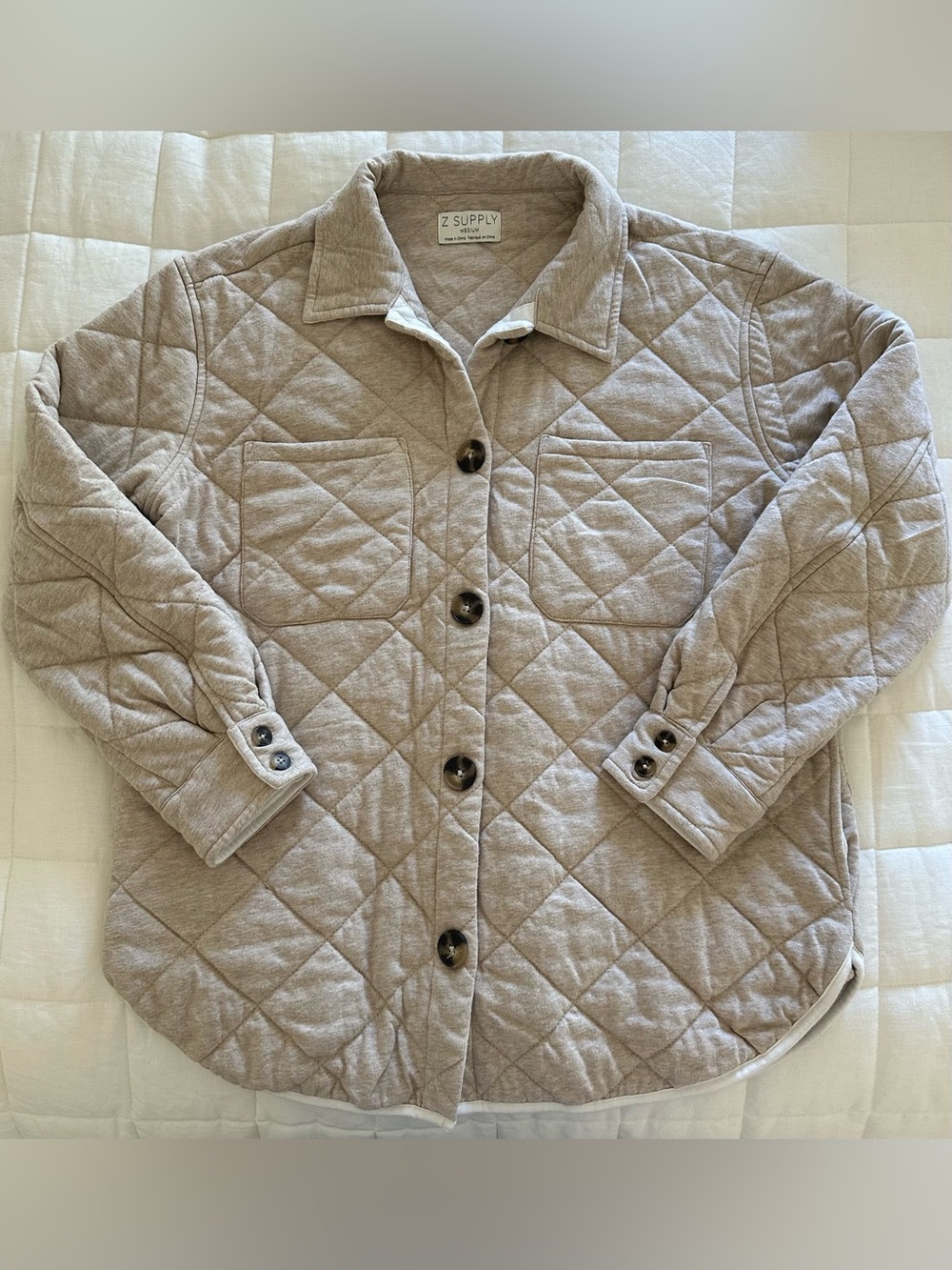 Like New Z Supply Quilted Cotten Jacket size M